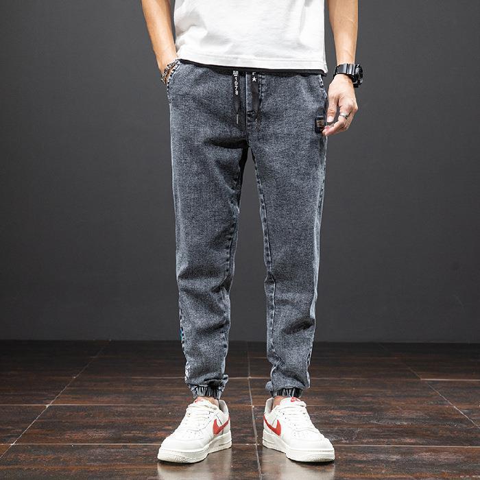 Mens Casual Loose Stretch Cotton Jeans