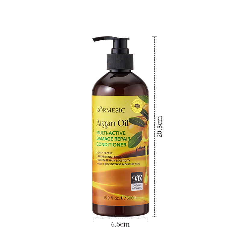 Huile capillaire légère et lissante à l'huile d'argan marocaine KORMESIC 110 ml - Soin complet