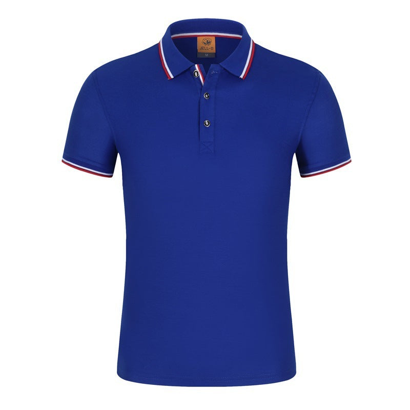 Summer Lapel Short-Sleeve Polo T-Shirt in Multiple Colors