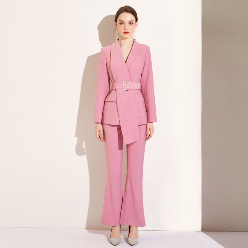 Fashionable Western-Style Female Suit with Celebrity Temperament