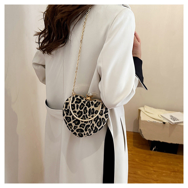 Internet Celebrity Women's Heart-Shaped Crossbody Shoulder Bag