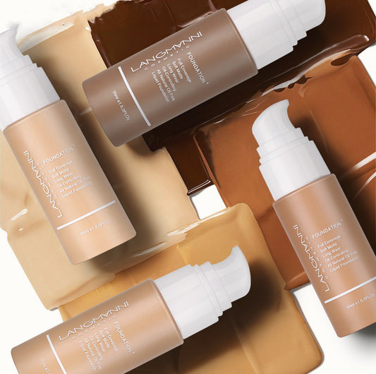 Makeup Liquid Foundation Oil Control Concealer - Match the Style Number with the Color Number