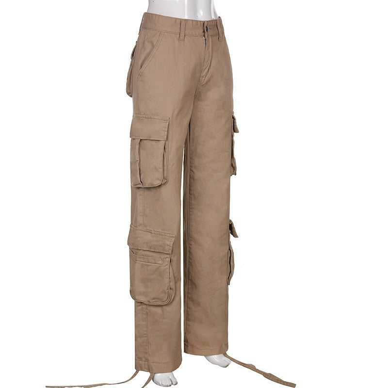 Women's Clothing Tooling Straight-leg Trousers