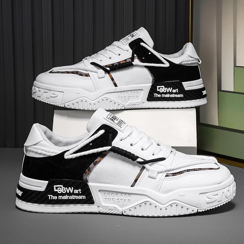 Casual Thick-Soled Canvas Sports Sneakers for Men