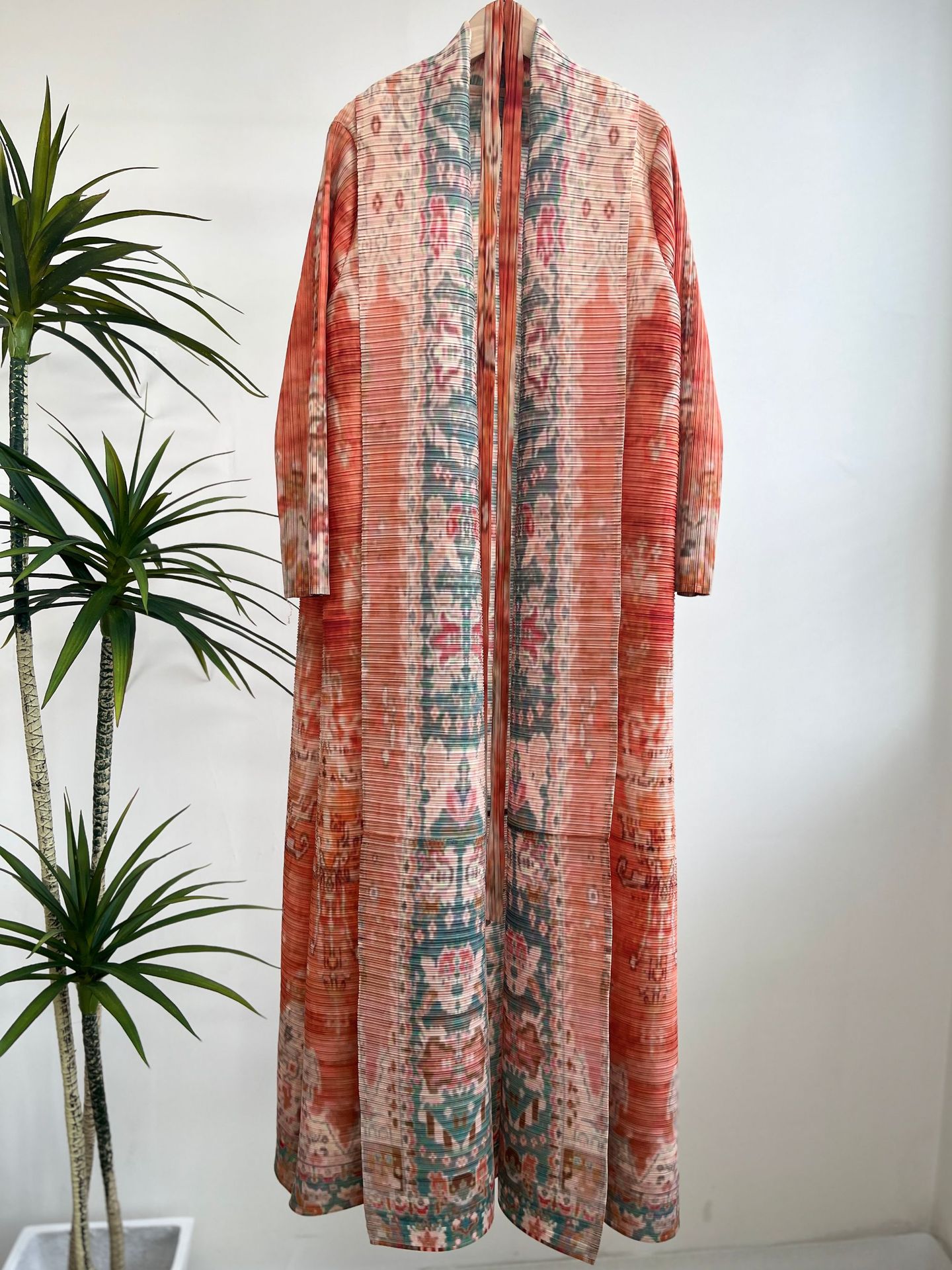 Printed Breathable Loose Arabian Women Dress Cloak Coat