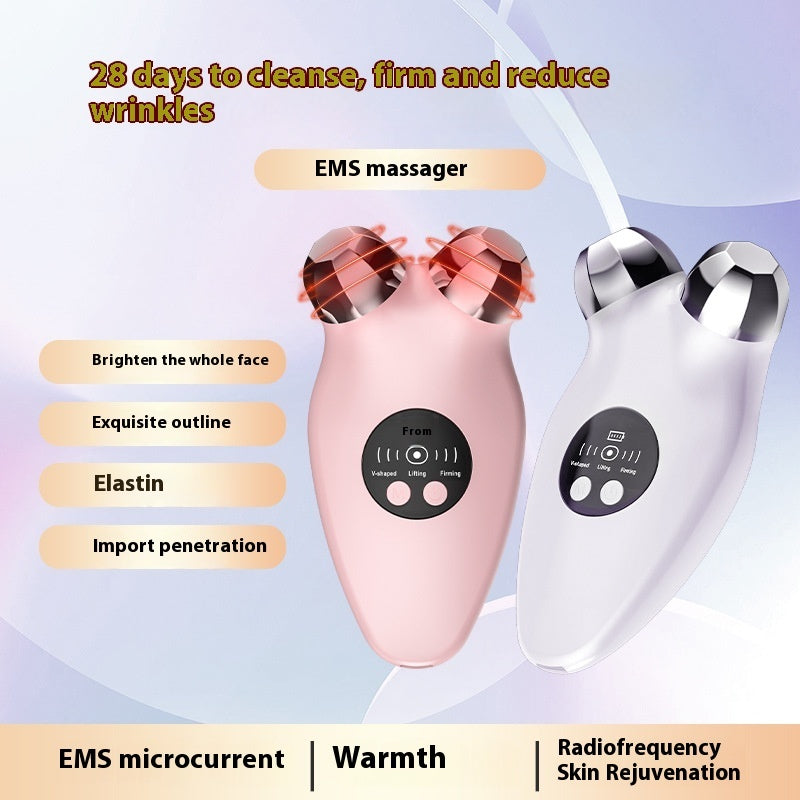 Appareil de massage facial à micro-courants EMS pour lifting du visage et ligne en V