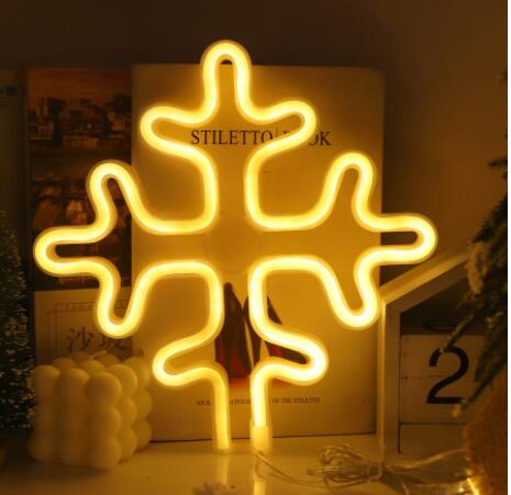LED Neon Light with Acrylic Back Panel USB Powered Room Night Decoration