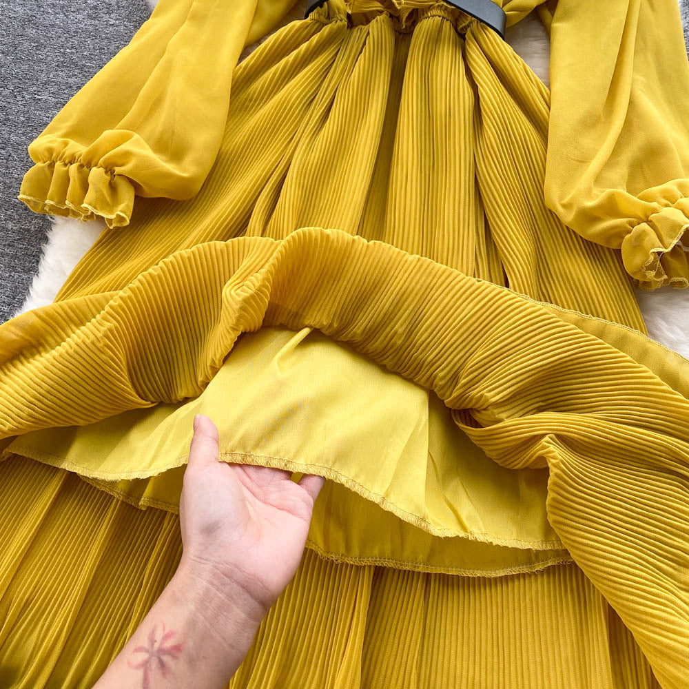 Fashion Summer Women's Long Sleeve Dress