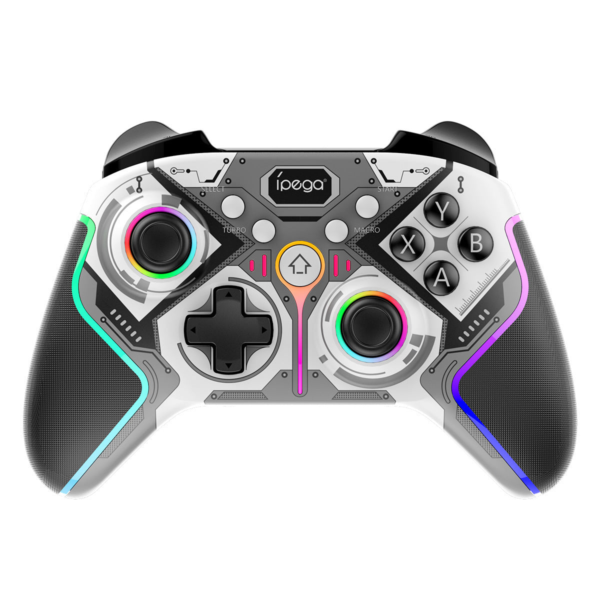 Simple Home Bluetooth Wireless Game Controller with RGB Light and Turbo Function