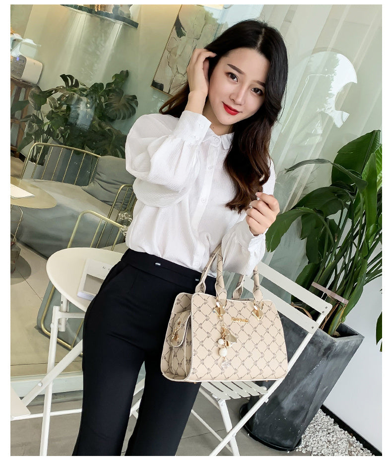 Women's PU Geometric Pattern Messenger Bags – Fashion Handbags