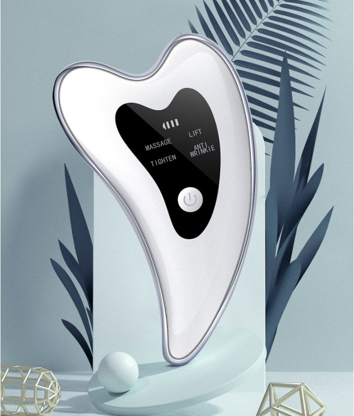Electric USB Rechargeable Guasha Facial & Body Massager Wrinkle Remover Scraping Tool
