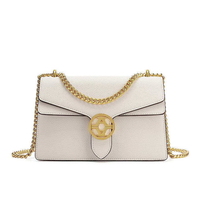 Women's Genuine Leather Shoulder Chain Messenger Bag