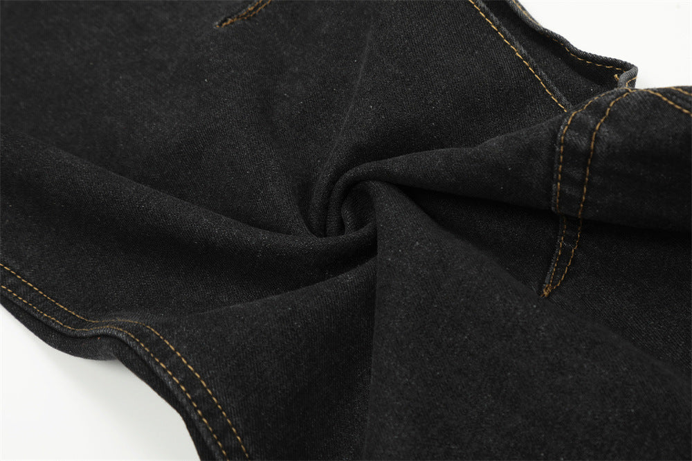 Loose Wide Leg Denim Jeans for Men