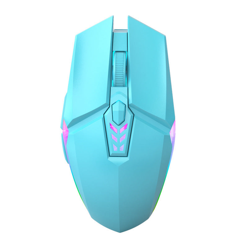 Luminous Mute Wired USB Mouse for Office and Computer