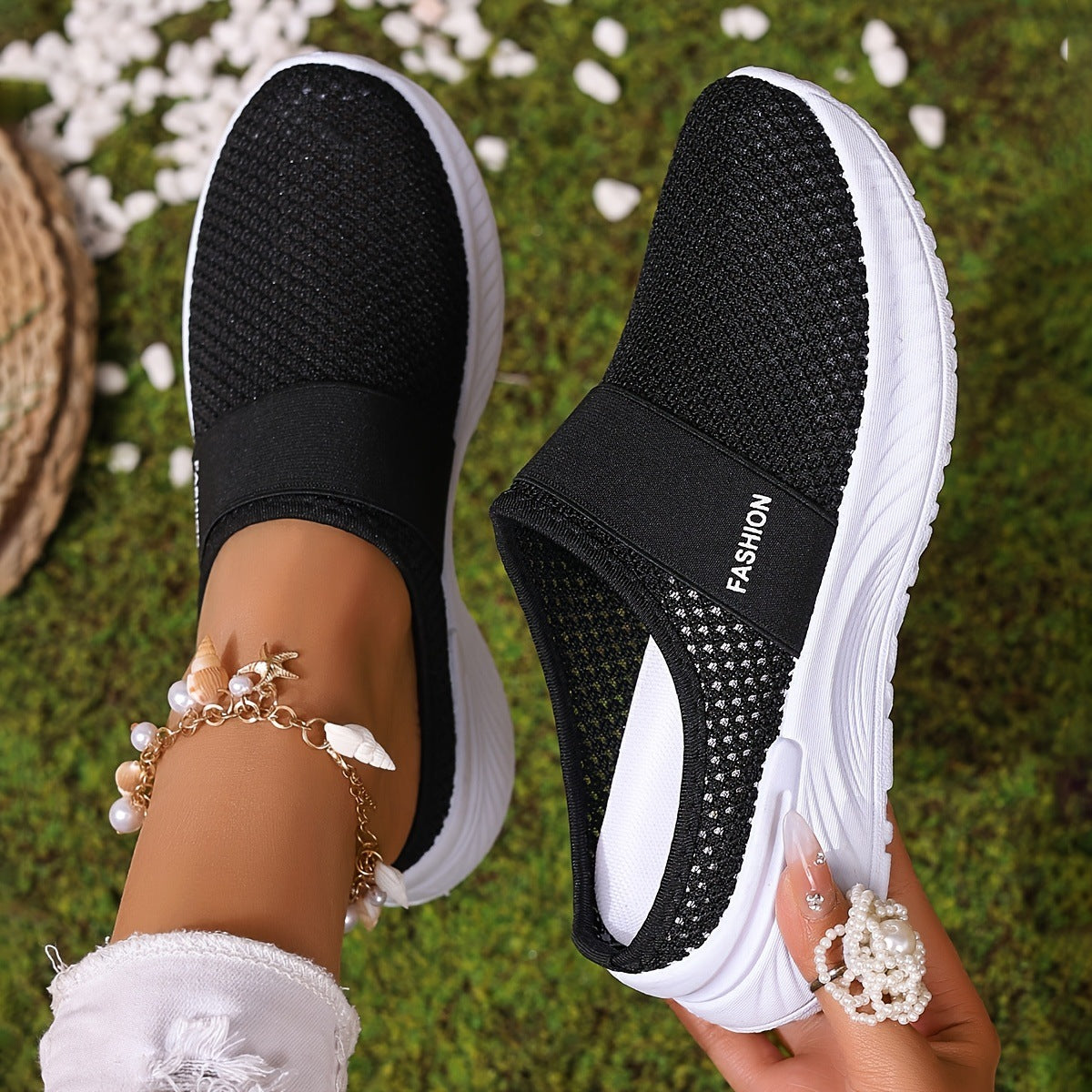 Chaussures d'été décontractées en maille respirante pour femmes, pour la maison, tailles 36-43, plusieurs couleurs