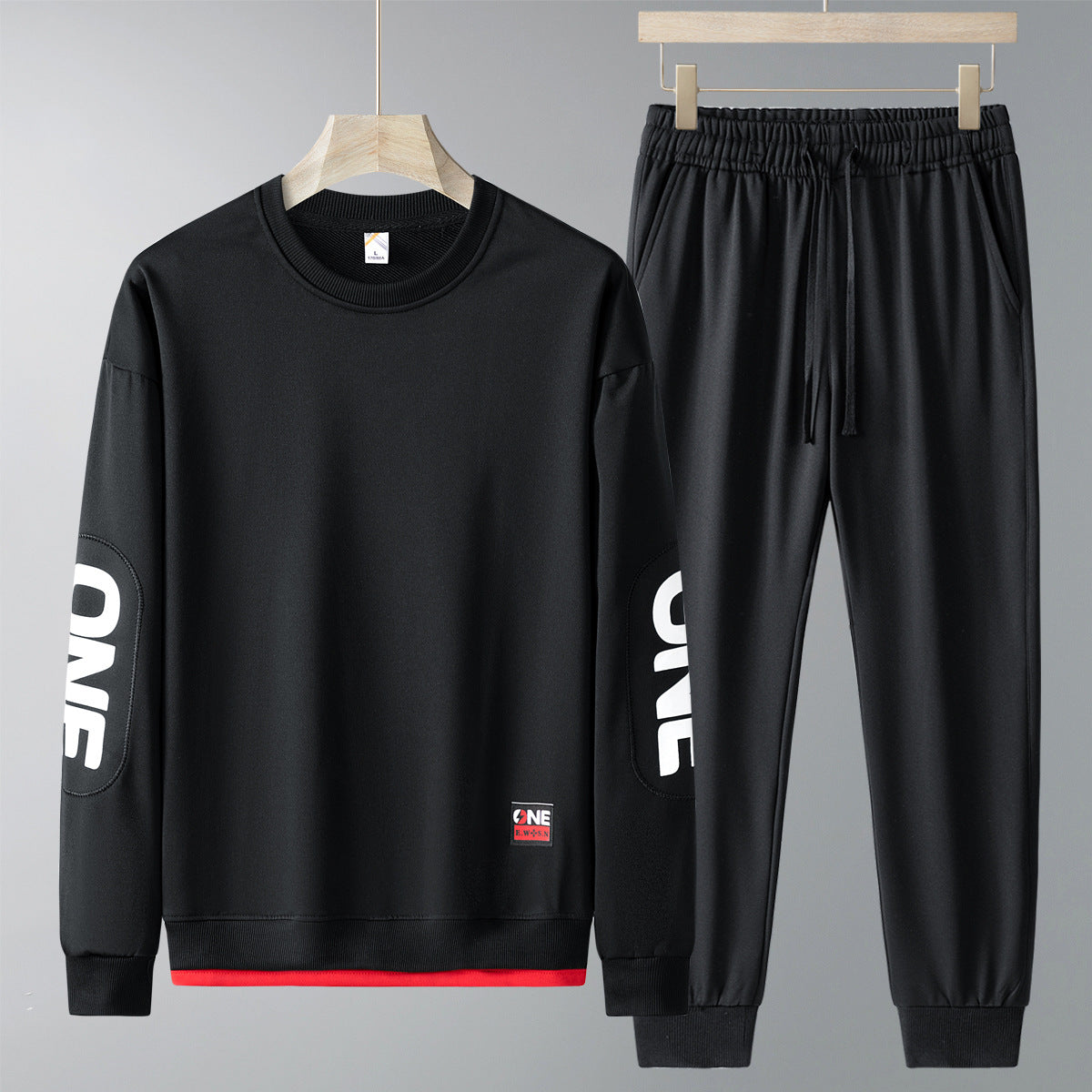 Men's Spring & Autumn Casual Sweatshirt and Sweatpants Set