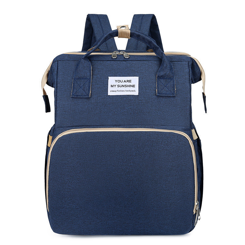 Sac à langer de voyage pliable avec double bandoulière