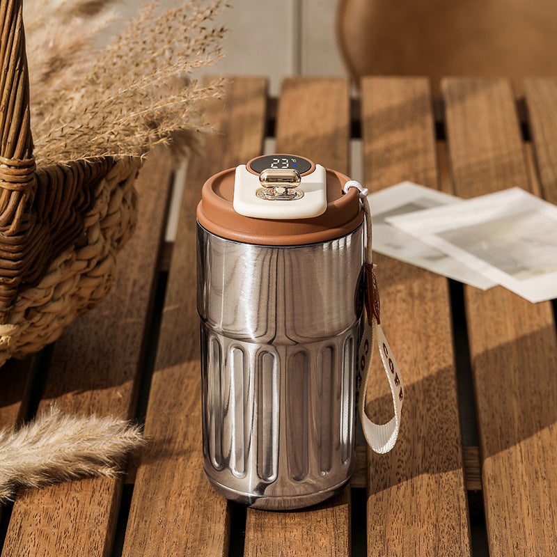 Smart Thermal Bottle 450ML with Temperature Display – Hot & Cold Insulated