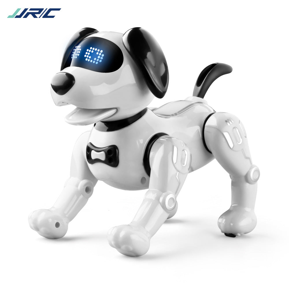 Intelligent Yellow Plastic Charging Robot Dog