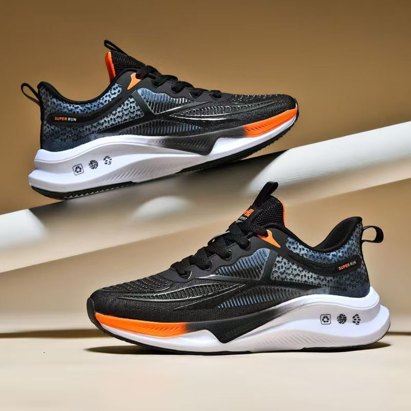 Chaussures de course ultralégères et respirantes avec absorption des chocs et semelle souple