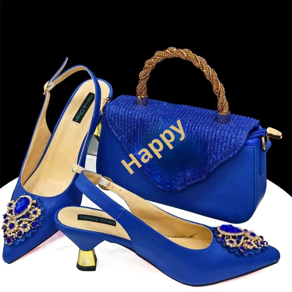 Casual French Style Women's Shoes And Bags Suit