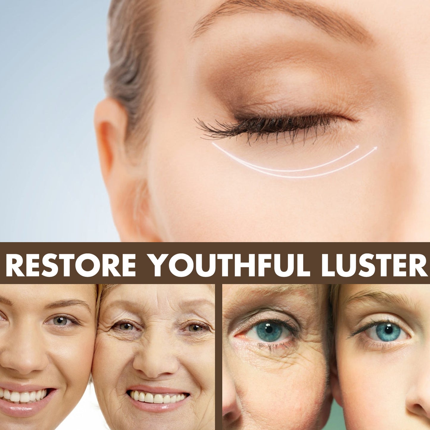 كريم العين بزيت الجوجوبا لشدّ ورفع العينين