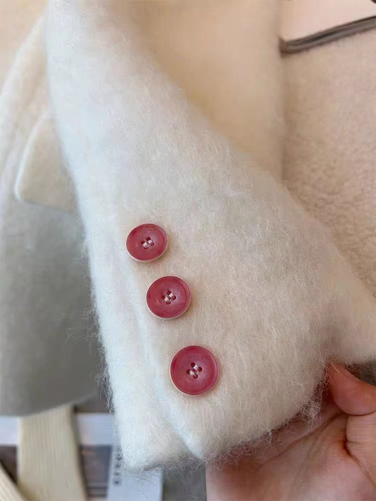 Blazer doux et agréable en polyester et mohair