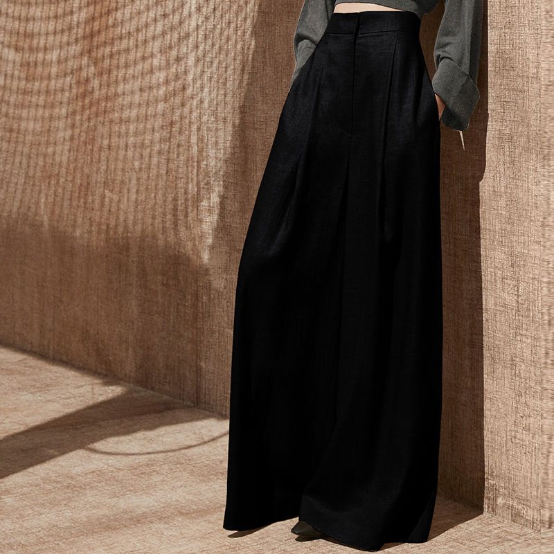 Winter Thin High Waist Casual Pants Mop The Floor