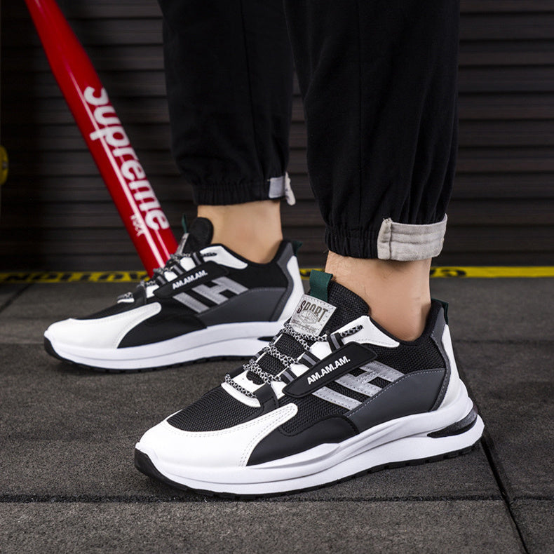 Men's White Sports Sneakers Running & Walking Shoes