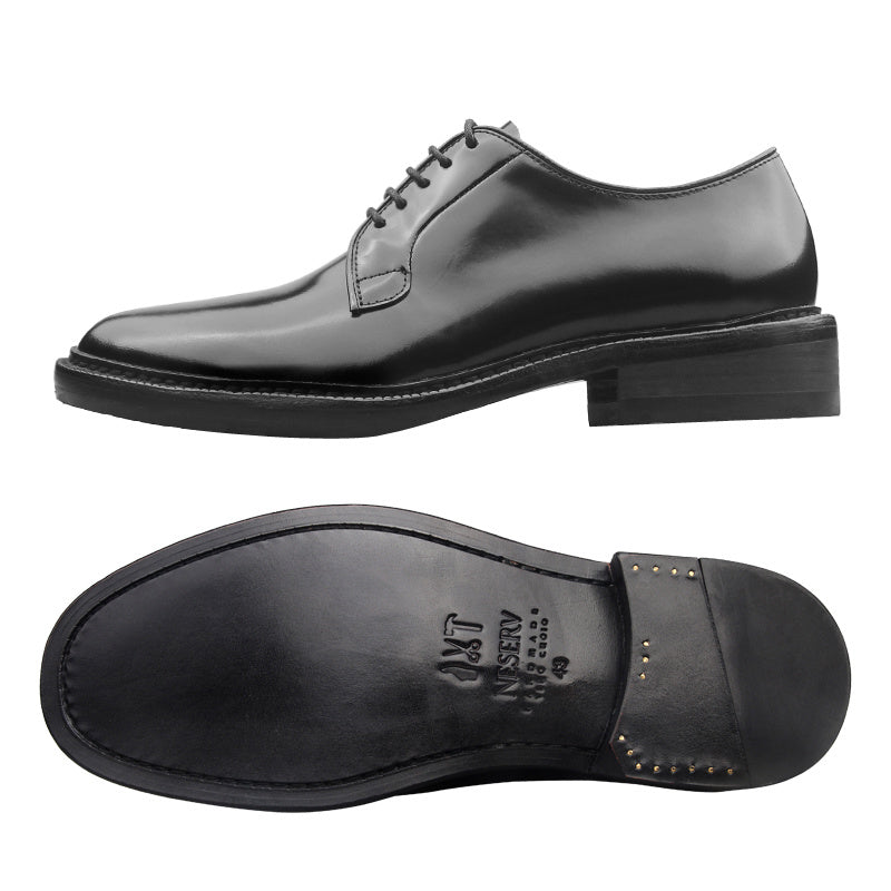 Chaussures décontractées en cuir PU à semelle en caoutchouc style rétro américain