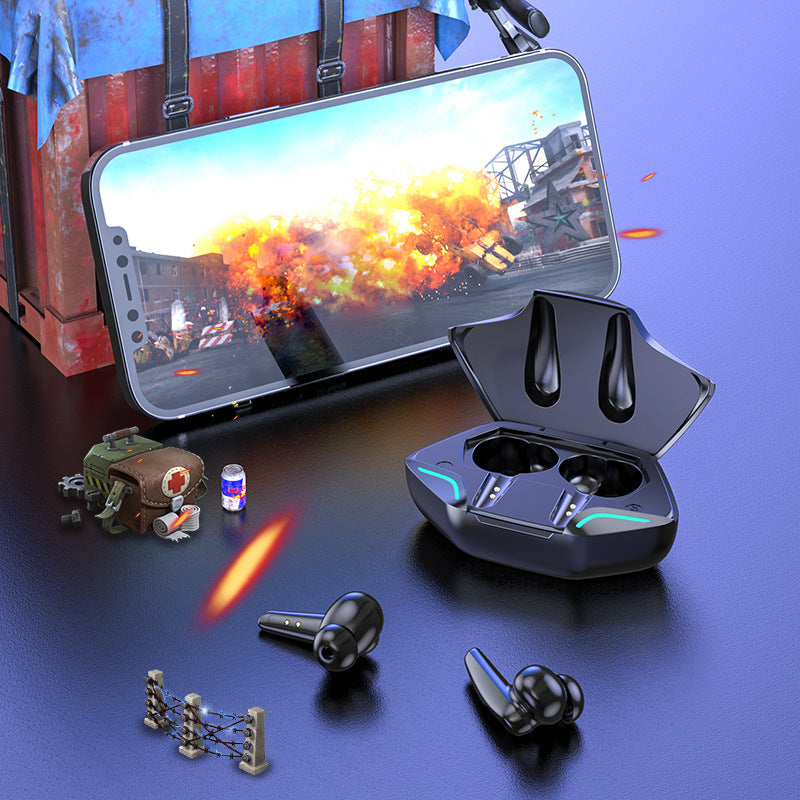 Wireless Binaural TWS Bluetooth 5.0 Low Latency Gaming Headset