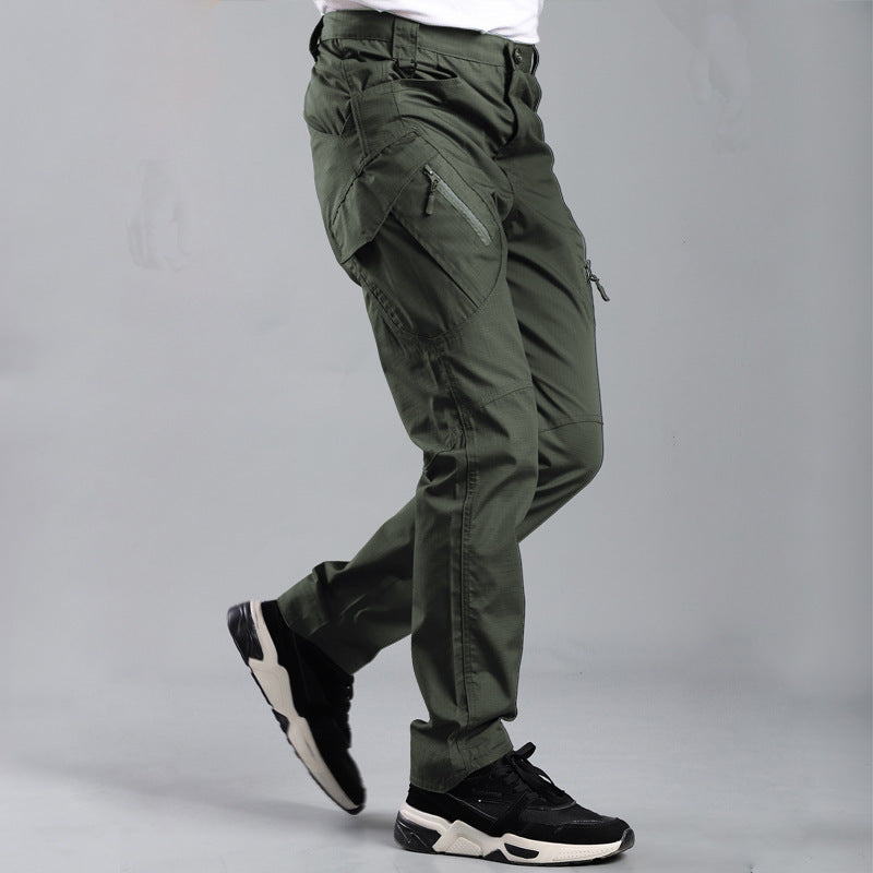 Loose Multi-pocket Pants Overalls Multi-pocket Outdoor Military Fans