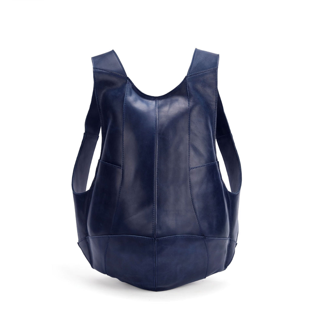 Sac à dos homme rétro en cuir Crazy Horse marron foncé 28x44x8cm pour étudiant