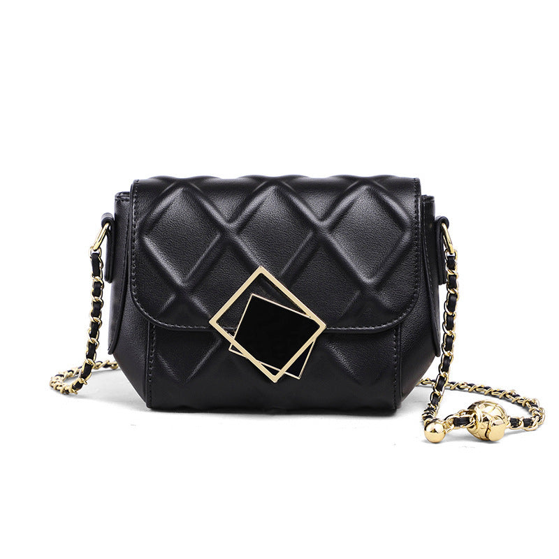 Sac bandoulière en cuir de vachette pour femme 18,5x7x14cm
