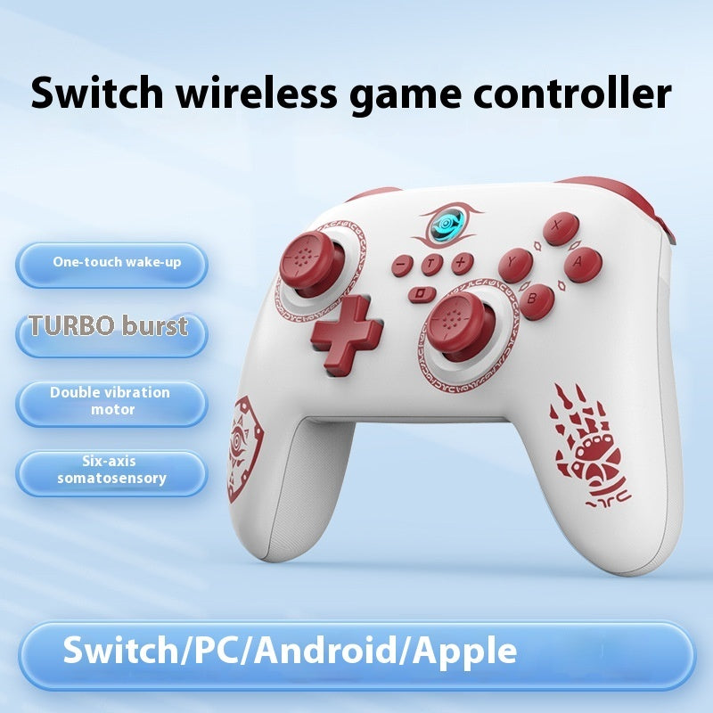 Wireless Bluetooth Game Controller with Six-Axis Sensor for Switch, PC, Android, iPhone