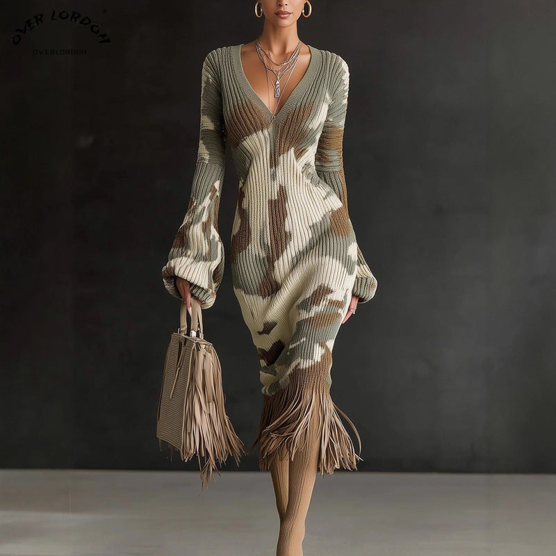 Robes pull en maille créatives pour femmes