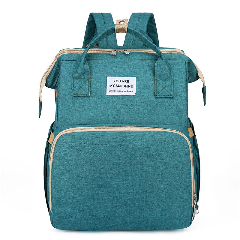Sac à langer de voyage pliable avec double bandoulière