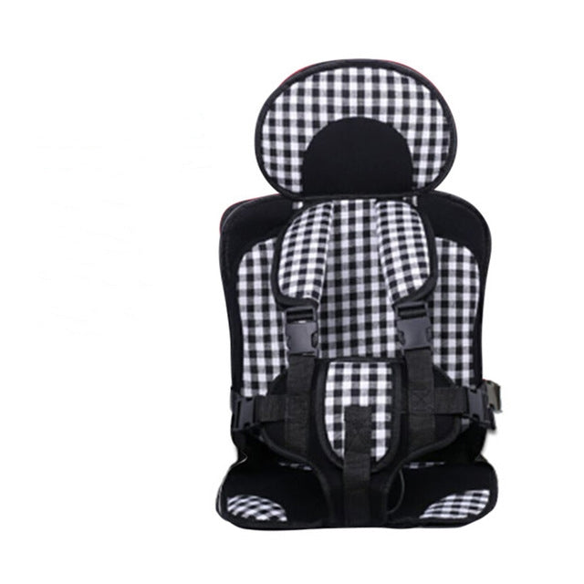 Portable Padded Baby Car Seat Mat with Safety Belt for Comfortable Seating Anywhere