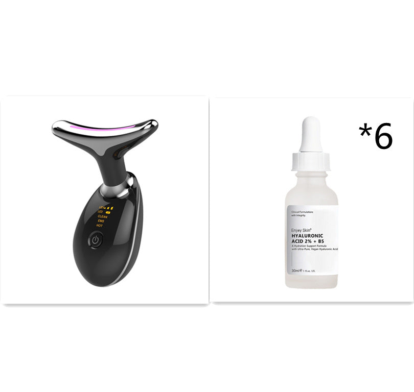 Masseur thermique de cou EMS avec microcourant, anti-rides et effet lifting et raffermissant