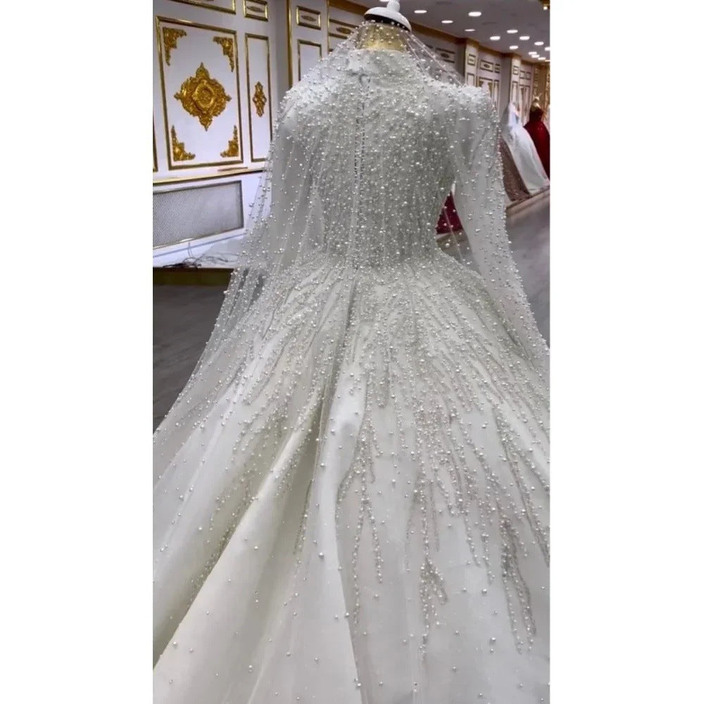Mariée Propriétaire Robe de mariée longue blanche Jupon fibre de polyester