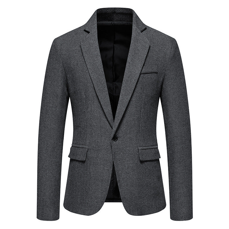 Veste de costume décontractée et épaisse pour le bureau