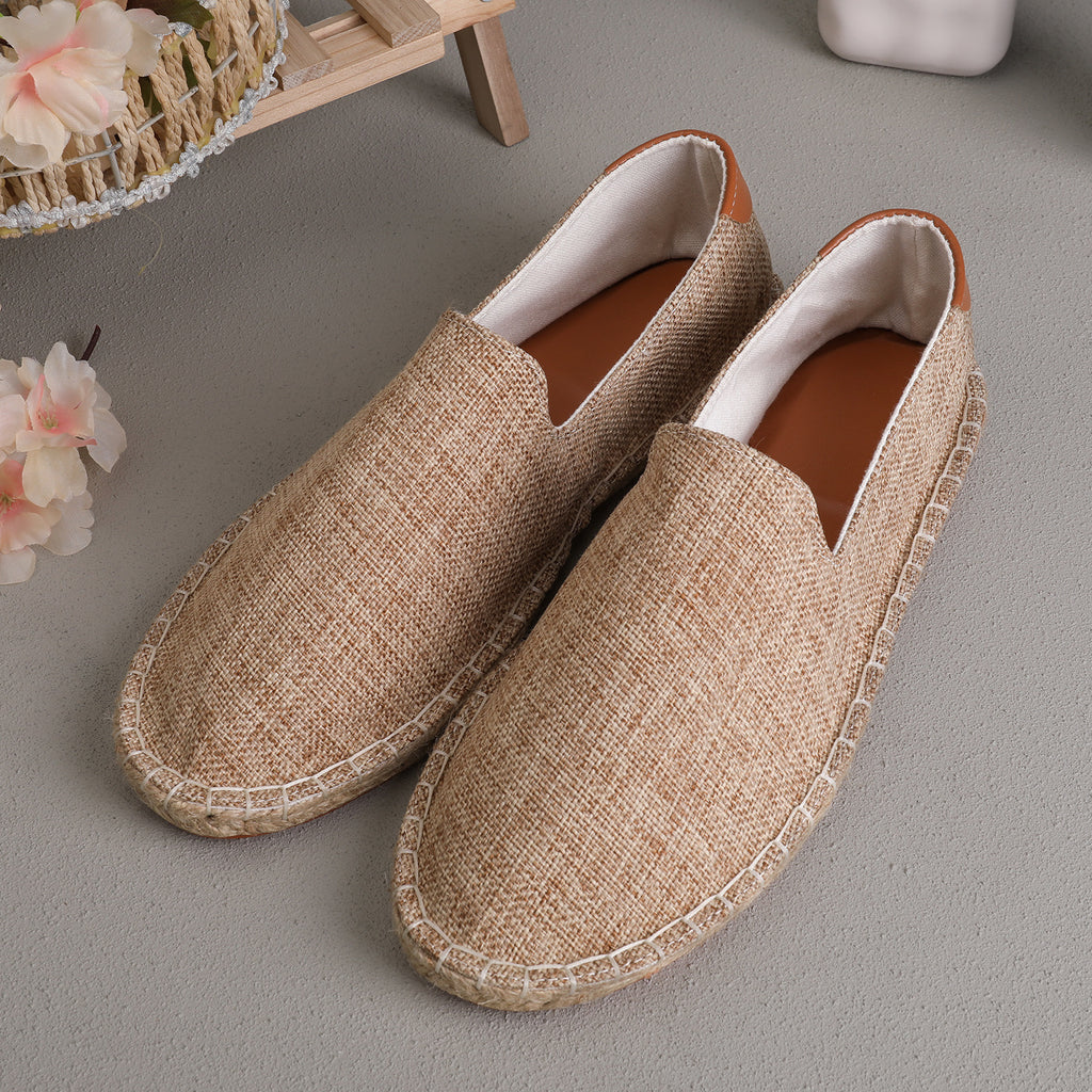 Mocassins en toile respirants et absorbants pour hommes