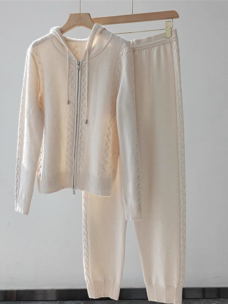 Combinaisons à capuche zippées Temperament Leisure Twist