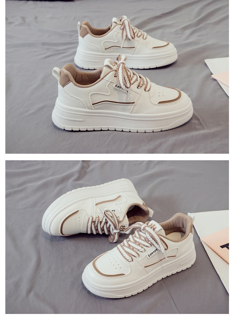 Platform White Running Sneakers Casual All-Match Leisure Shoes