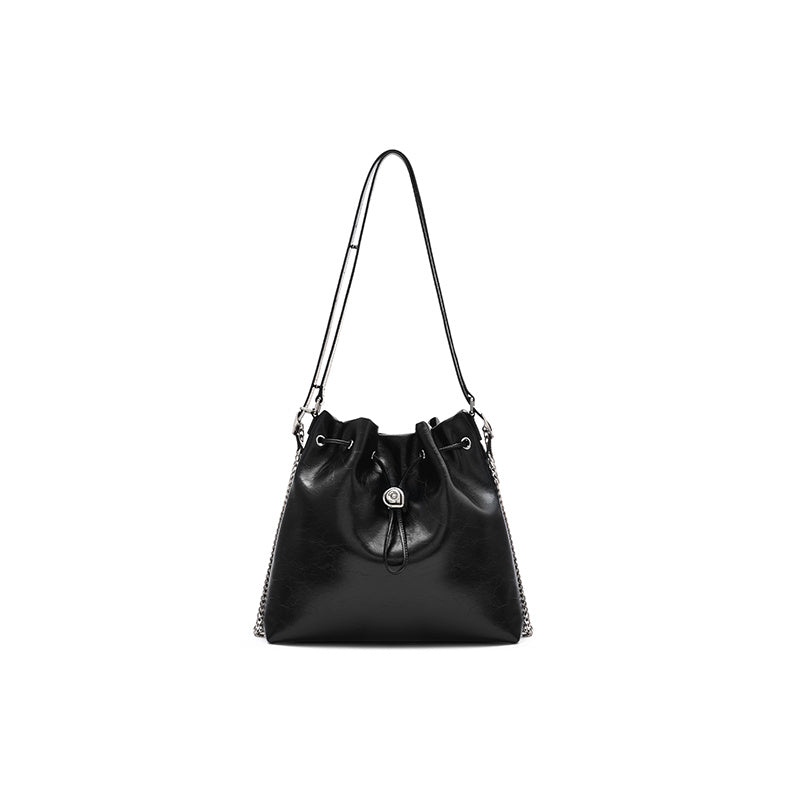 Leather Large Capacity Crossbody Shoulder Tote Backpack