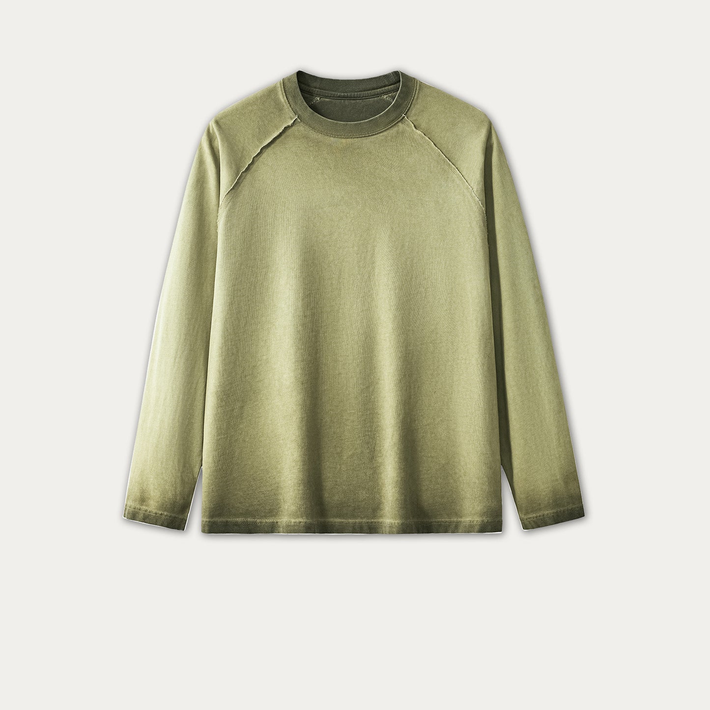 Long Sleeve Men's Europe And America Cross Border Solid Color Clothes Distressed