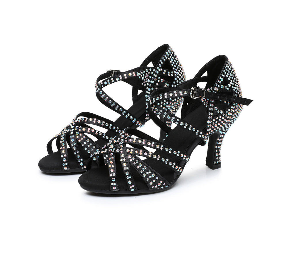Chaussures de danse latine pour femmes Diamond, semelle souple, respirantes et légères