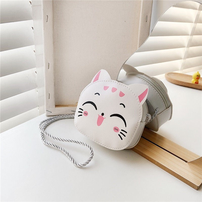 Girls' Trendy PU Crossbody Bag 21cm