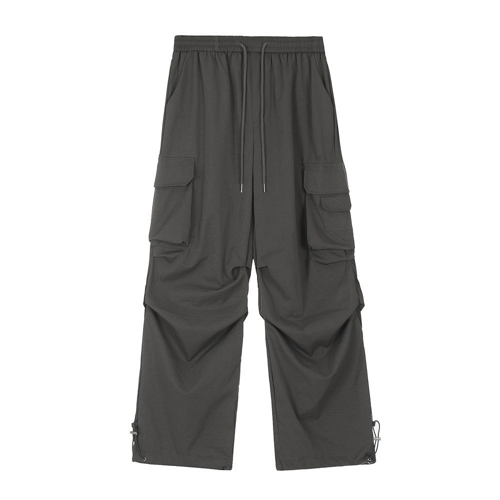 Salopette de sport plissée ample pour homme, modèle parachutiste