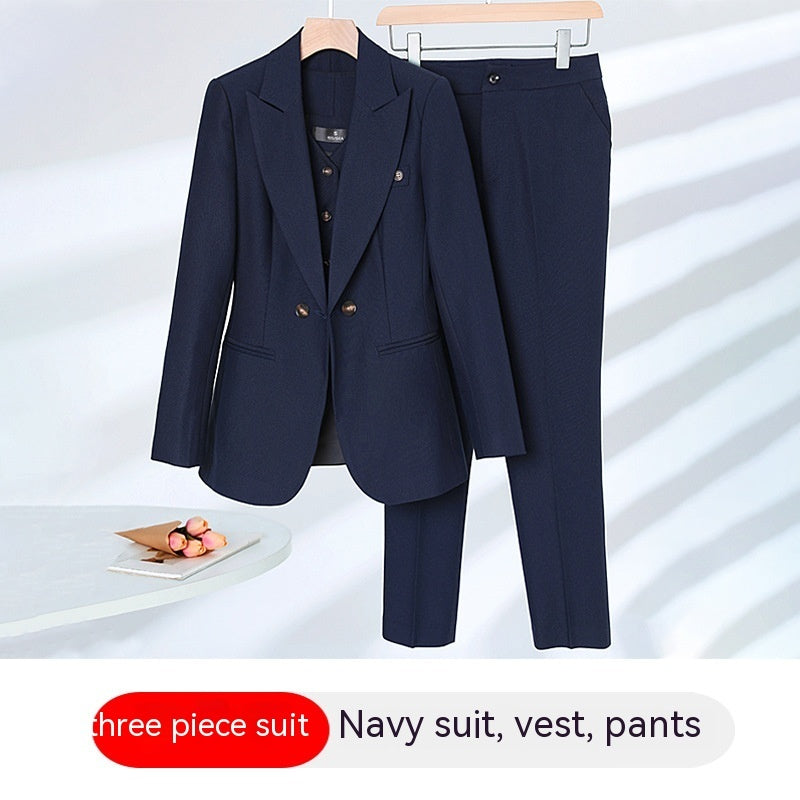Ensemble Costume Élégant pour Femme avec Pantalon et Gilet